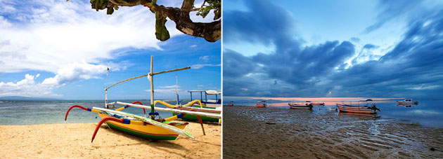 sanur bali jukung