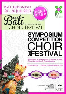 Bali International Choir Festival 2013