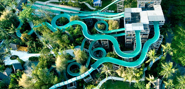 Waterbom Bali - aerial view